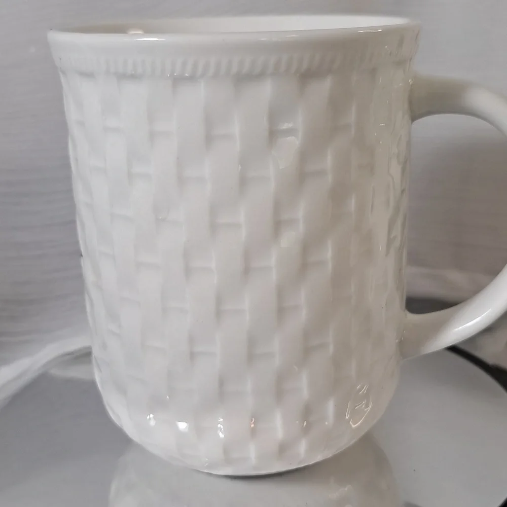 Hand Painted Ceramic Coffee Tea Cocoa Customizable Drink Upcycle Mug Cup - Picture 4 of 6